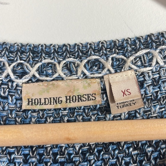 Anthropologie Holding Horses Knit Fringe Sweater Dress Size Extra Small - Picture 4 of 10